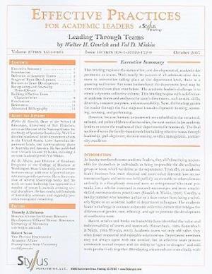 Leading Through Teams