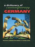 Dictionary of Contemporary Germany