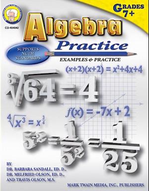 Algebra Practice Book, Grades 7 - 8