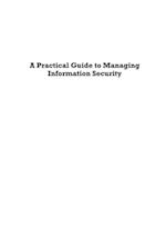 Practical Guide to Managing Information Security