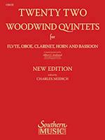 22 Woodwind Quintets - New Edition