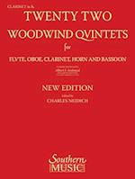 22 Woodwind Quintets - New Edition