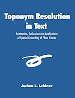 Toponym Resolution in Text