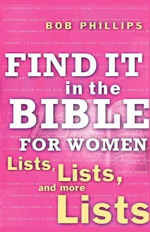 Find It in the Bible for Women