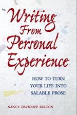 Writing from Personal Experience