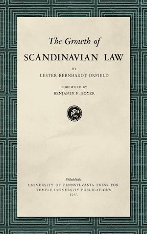 The Growth of Scandinavian Law (1953)