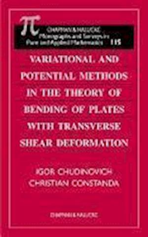 Variational and Potential Methods in the Theory of Bending of Plates with Transverse Shear Deformation