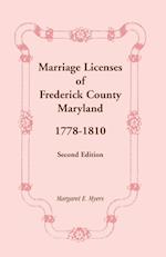 Marriage Licenses of Frederick County, Maryland