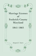 Marriage Licenses of Frederick County, Maryland