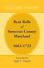 Rent Rolls of Somerset County, Maryland, 1663-1723