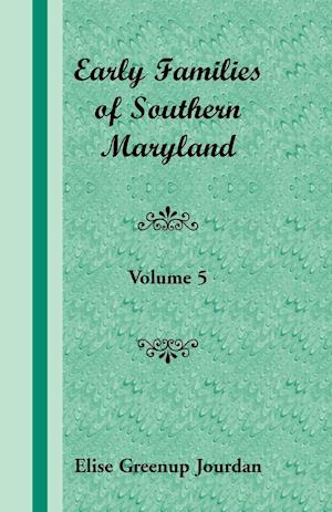 Early Families of Southern Maryland