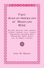 Free African-Americans Maryland, 1832