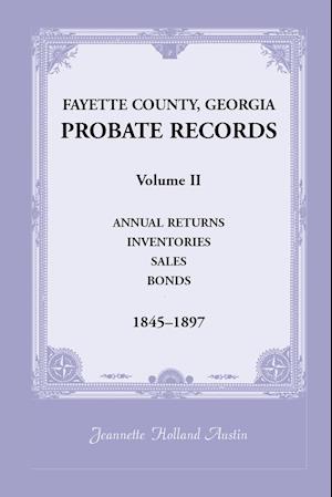 Fayette County, Georgia Probate Records