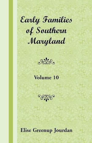 Early Families of Southern Maryland