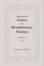 Abstract of Graves of Revolutionary Patriots