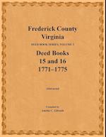 Frederick County, Virginia, Deed Book Series, Volume 5, Deed Books 15 and 16