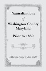 Naturalizations of Washington County, Maryland, Prior to 1880