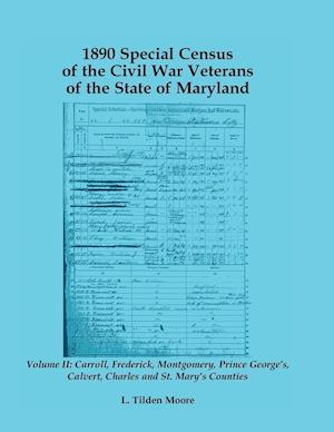 1890 Special Census of the Civil War Veterans of the State of Maryland