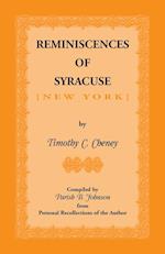 Reminiscences of Syracuse