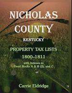 Nicholas County, Kentucky, Property Tax Lists, 1800-1811 with indexes to Deed Books A&B (2), and C