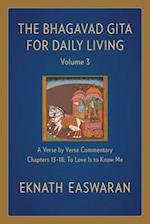 The Bhagavad Gita for Daily Living, Volume 3