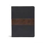 CSB Spurgeon Study Bible, Black/Brown Leathertouch(r)