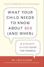 What Your Child Needs to Know About Sex