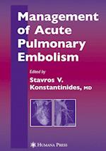 Management of Acute Pulmonary Embolism