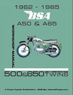1962-1965 BSA A50 & A65 FACTORY WORKSHOP MANUAL UNIT-CONSTRUCTION TWINS 