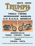 TRIUMPH 750cc TWINS 1973-1978 WORKSHOP MANUAL