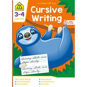 School Zone Cursive Writing Grades 3-4 Workbook