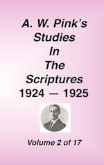 A. W. Pink's Studies in the Scriptures, 1924-25, Vol 02 of 17