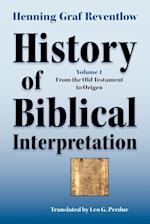 History of Biblical Interpretation, Vol. 1