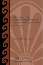 XII Congress of the International Organization for Septuagint and Cognate Studies, Leiden, 2004