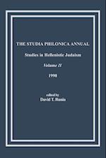 The Studia Philonica Annual, II, 1990