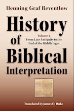 History of Biblical Interpretation, Vol. 2