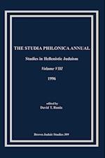 The Studia Philonica Annual VIII, 1996