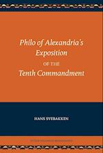 Philo of Alexandria's Exposition of the Tenth Commandment