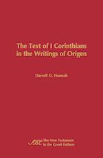 The Text of 1 Corinthians in the Writings of Origen