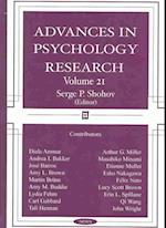 Advances in Psychology Research