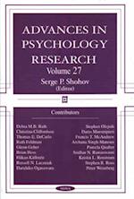 Advances in Psychology Research