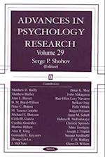 Advances in Psychology Research