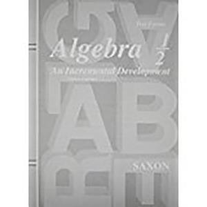 Saxon Algebra 1/2 Homeschool