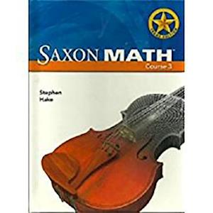 Saxon Math Course 3 Texas