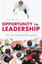 Opportunity for Leadership