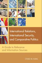 International Relations, International Security, and Comparative Politics