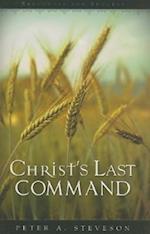 Christ's Last Command