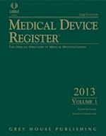 Medical Device Register, 2013