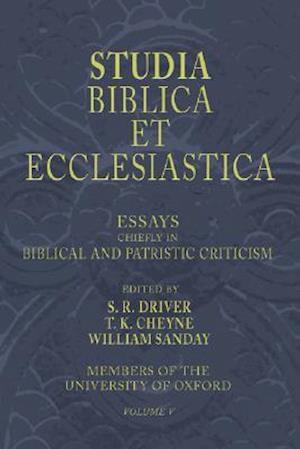 Studia Biblica Et Ecclesiastica, 5 Volumes: Essays In Bible, Archaeology And Patristic Criticism