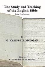 The Study and Teaching of the English Bible